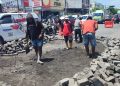 Respons Cepat Laporan Warga, Walikota Semarang Agustina Pastikan Jalan Citarum Bakal Dibeton