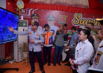 Pantau Posko Mudik Lebaran, Wali kota Agustina Wilujeng Pastikan Pelayanan Lancar