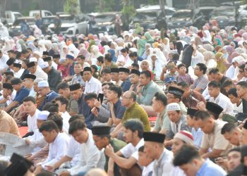 Pemkot Semarang Gelar Sholat Idul Fitri di Halaman Balaikota